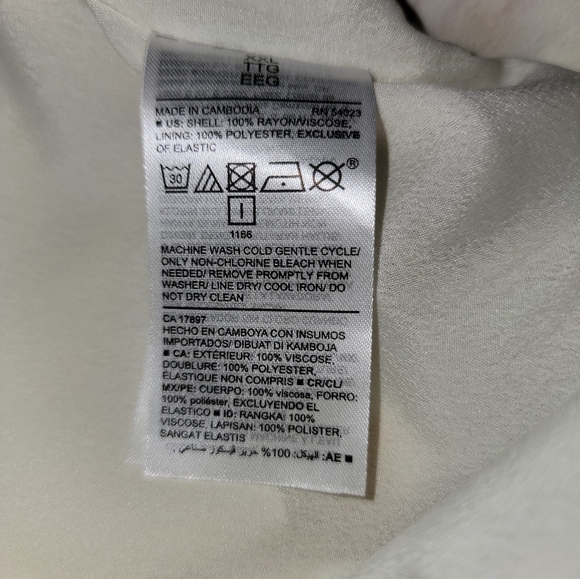 NEW NWOT Old Navy Cami Lined Flowered Sundress Smocked back Sz XXL Size 20 - Picture 8 of 9